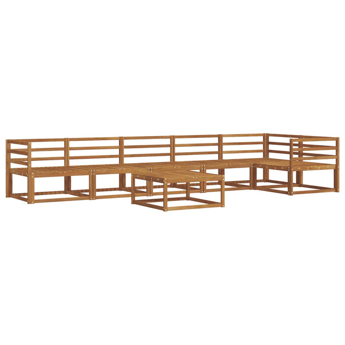 Set de canapele de exterior 7 pcs natural Lemn Solid de Acacia - WALTI WALTI