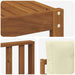 Set de canapele de exterior cu pernă 7 pcs Natural și Crem - WALTI WALTI