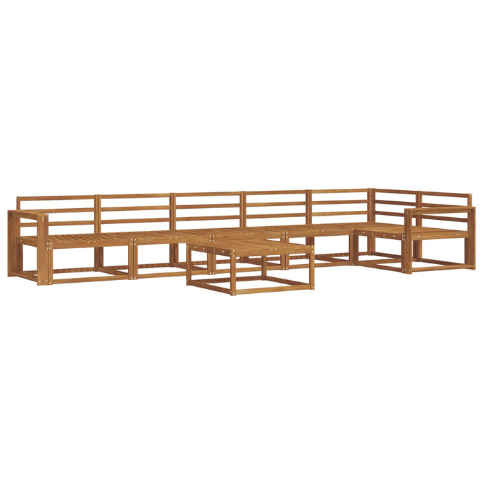 Set de canapele de exterior 7 pcs natural Lemn Solid de Acacia - WALTI WALTI