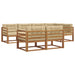 Set de canapele de exterior cu pernă 7 pcs Natural și Bej - WALTI WALTI