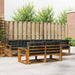 Set de canapele de exterior cu pernă 7 pcs Natural și Antracit - WALTI WALTI