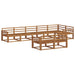 Set de canapele de exterior 8 pcs natural Lemn Solid de Acacia - WALTI WALTI