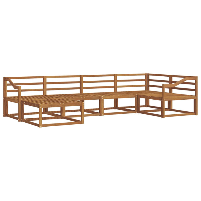 Set de canapele de exterior 6 pcs natural Lemn Solid de Acacia - WALTI WALTI