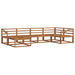 Set de canapele de exterior 6 pcs natural Lemn Solid de Acacia - WALTI WALTI