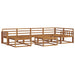 Set de canapele de exterior 7 pcs natural Lemn Solid de Acacia - WALTI WALTI