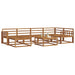Set de canapele de exterior 7 pcs natural Lemn Solid de Acacia - WALTI WALTI