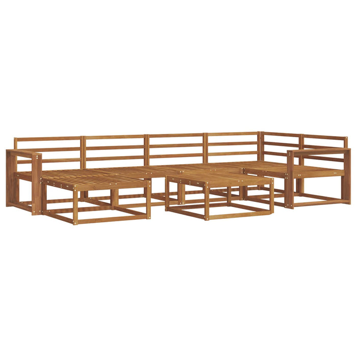 Set de canapele de exterior 7 pcs natural Lemn Solid de Acacia - WALTI WALTI