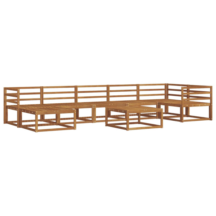 Set de canapele de exterior 8 pcs natural Lemn Solid de Acacia - WALTI WALTI