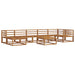 Set de canapele de exterior 8 pcs natural Lemn Solid de Acacia - WALTI WALTI