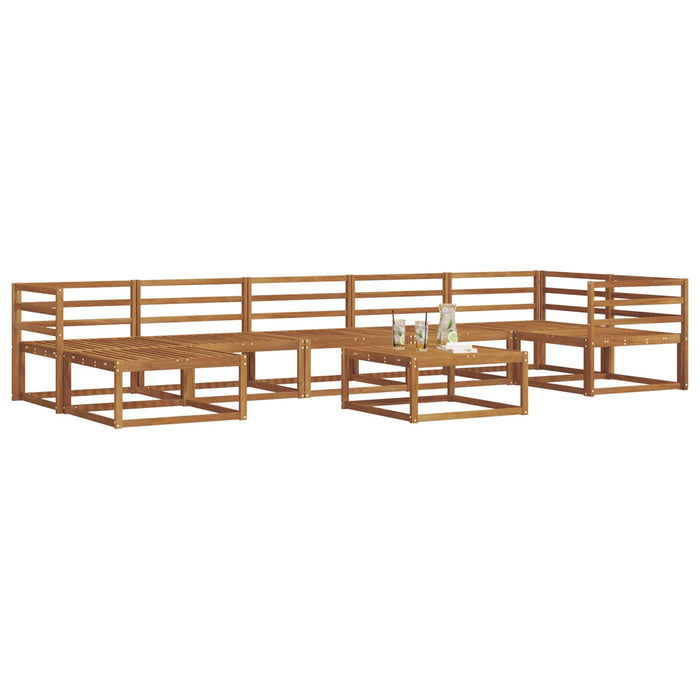 Set de canapele de exterior 8 pcs natural Lemn Solid de Acacia - WALTI WALTI