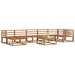 Set de canapele de exterior 8 pcs natural Lemn Solid de Acacia - WALTI WALTI