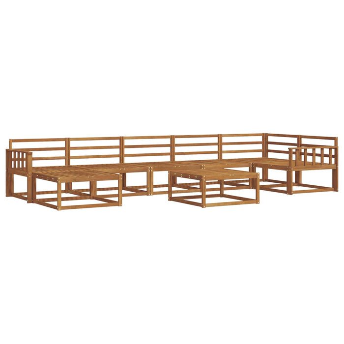 Set de canapele de exterior 8 pcs natural Lemn Solid de Acacia - WALTI WALTI