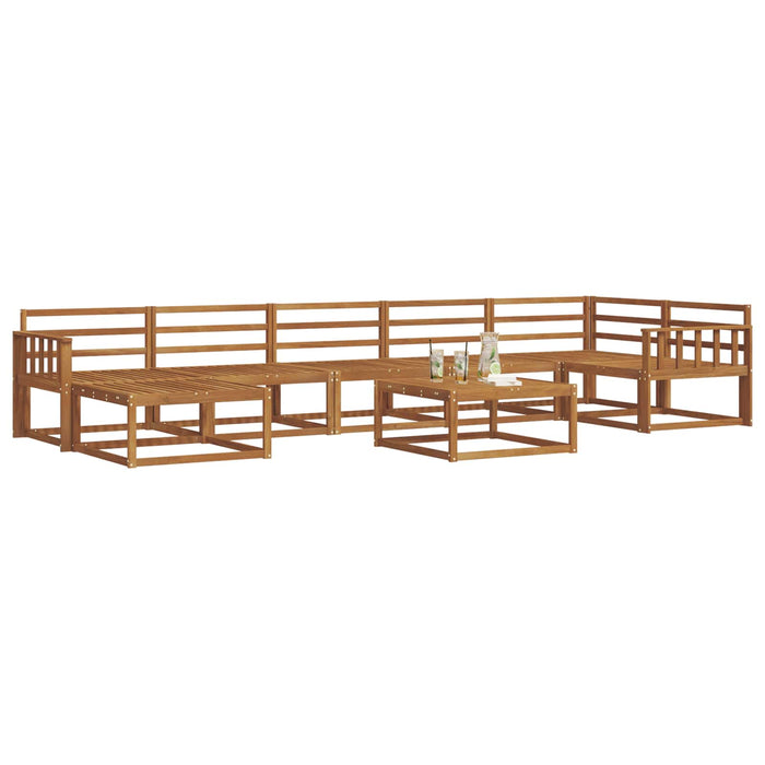 Set de canapele de exterior 8 pcs natural Lemn Solid de Acacia - WALTI WALTI
