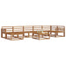 Set de canapele de exterior 8 pcs natural Lemn Solid de Acacia - WALTI WALTI