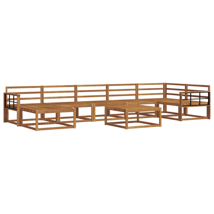 Set de canapele de exterior 8 pcs natural Lemn Solid de Acacia - WALTI WALTI