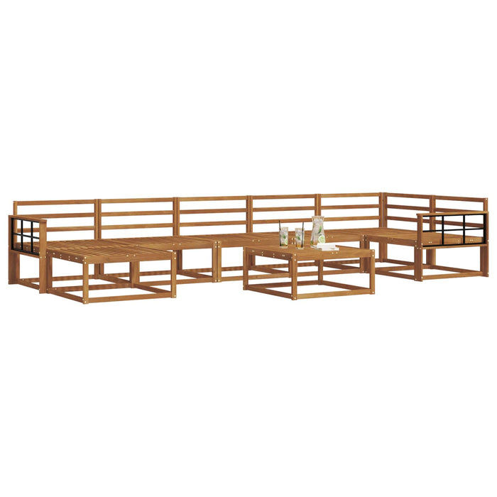 Set de canapele de exterior 8 pcs natural Lemn Solid de Acacia - WALTI WALTI