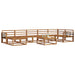 Set de canapele de exterior 8 pcs natural Lemn Solid de Acacia - WALTI WALTI