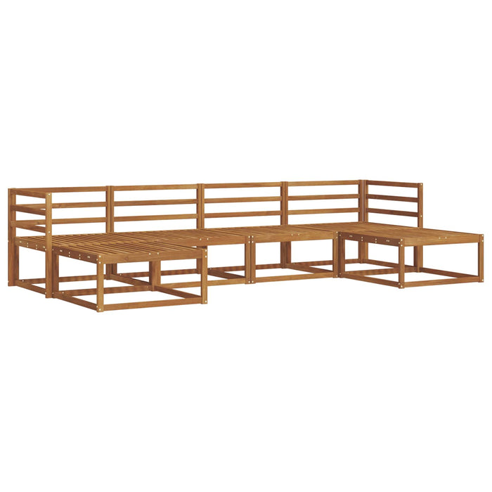 Set de canapele de exterior 6 pcs natural Lemn Solid de Acacia - WALTI WALTI