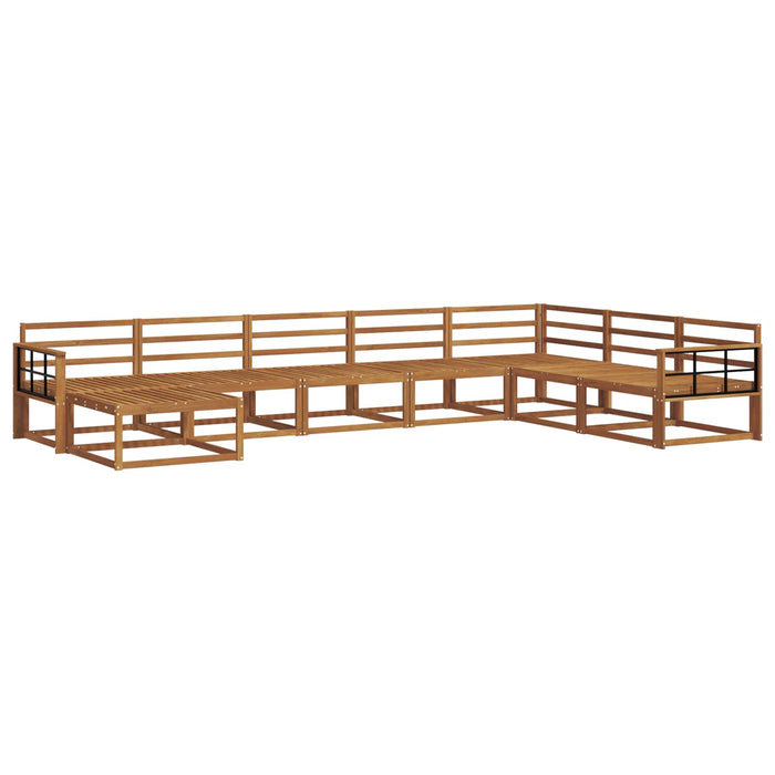 Set de canapele de exterior 8 pcs natural Lemn Solid de Acacia - WALTI WALTI