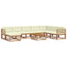 Set de canapele de exterior cu pernă 9 pcs Natural și Crem - WALTI WALTI