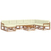 Set de canapele de exterior cu pernă 9 pcs Natural și Crem - WALTI WALTI