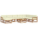 Set de canapele de exterior cu pernă 9 pcs Natural și Crem - WALTI WALTI