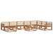 Set de canapele de exterior 9 pcs natural Lemn Solid de Acacia - WALTI WALTI