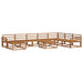 Set de canapele de exterior 9 pcs natural Lemn Solid de Acacia - WALTI WALTI