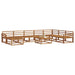 Set de canapele de exterior 9 pcs natural Lemn Solid de Acacia - WALTI WALTI
