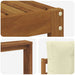 Set de canapele de exterior cu pernă 9 pcs Natural și Crem - WALTI WALTI