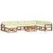 Set de canapele de exterior cu pernă 9 pcs Natural și Crem - WALTI WALTI