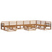 Set de canapele de exterior 9 pcs natural Lemn Solid de Acacia - WALTI WALTI