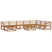 Set de canapele de exterior 9 pcs natural Lemn Solid de Acacia - WALTI WALTI