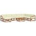 Set de canapele de exterior cu pernă 9 pcs Natural și Crem - WALTI WALTI