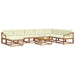 Set de canapele de exterior cu pernă 9 pcs Natural și Crem - WALTI WALTI