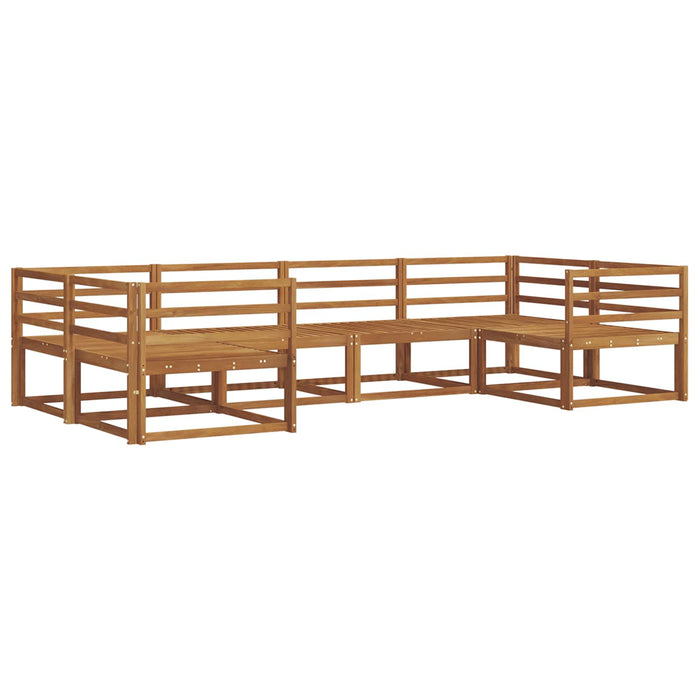 Set de canapele de exterior 6 pcs natural Lemn Solid de Acacia - WALTI WALTI