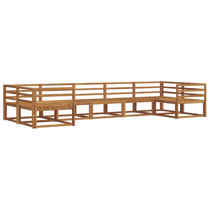 Set de canapele de exterior 7 pcs natural Lemn Solid de Acacia - WALTI WALTI