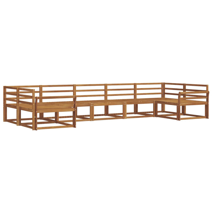 Set de canapele de exterior 7 pcs natural Lemn Solid de Acacia - WALTI WALTI