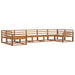 Set de canapele de exterior 7 pcs natural Lemn Solid de Acacia - WALTI WALTI