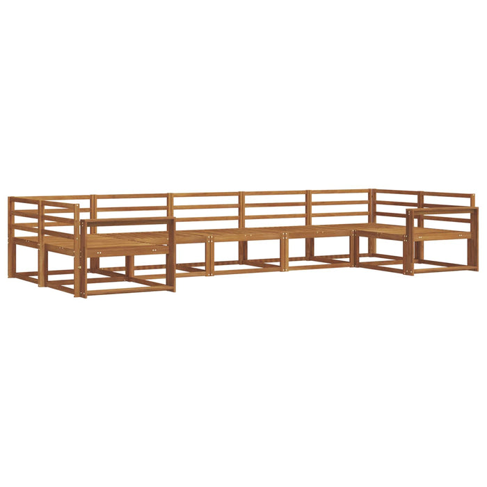 Set de canapele de exterior 7 pcs natural Lemn Solid de Acacia - WALTI WALTI