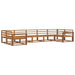 Set de canapele de exterior 7 pcs natural Lemn Solid de Acacia - WALTI WALTI
