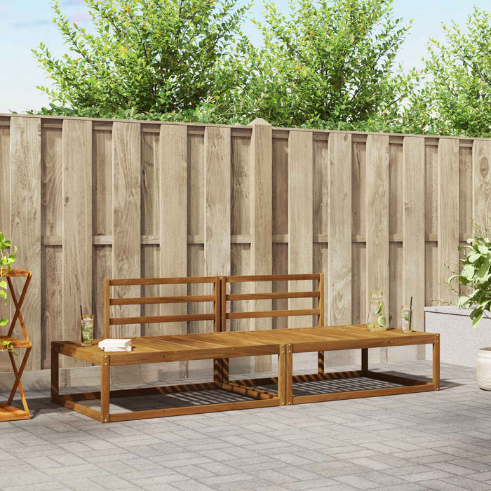 Set de canapele de exterior 2 Bucată natural 230,5 x 83 x 73 cm - WALTI WALTI