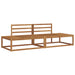 Set de canapele de exterior 2 Bucată natural 230,5 x 83 x 73 cm - WALTI WALTI