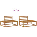 Set de canapele de exterior 2 Bucată natural 230,5 x 83 x 73 cm - WALTI WALTI