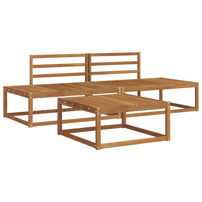 Set de canapele de exterior natural Lemn Solid de Acacia - WALTI WALTI