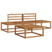 Set de canapele de exterior natural Lemn Solid de Acacia - WALTI WALTI