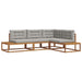 Set de canapele de exterior Gri natural și deschis - WALTI WALTI