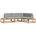 Set de canapele de exterior Gri natural și deschis - WALTI WALTI