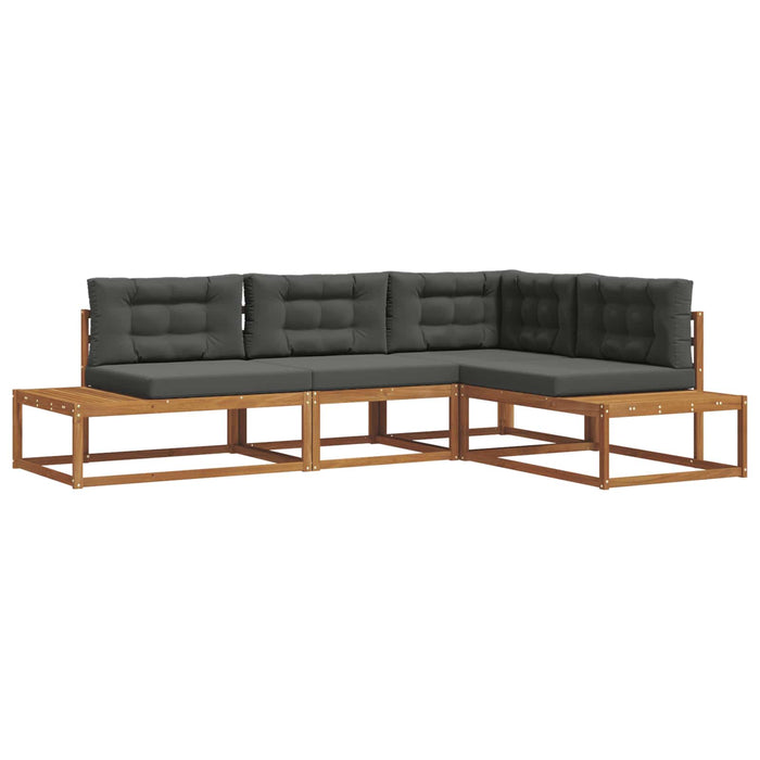 Set de canapele de exterior 4 Bucată Natural și Antracit - WALTI WALTI