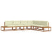 Set de canapele de exterior 6 Bucată Natural și Crem - WALTI WALTI
